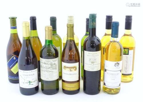 Wine : Twelve assorted 750ml bottles of wine to include Doma...