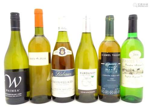 White Wine : Six assorted 750ml bottles of white wine to inc...