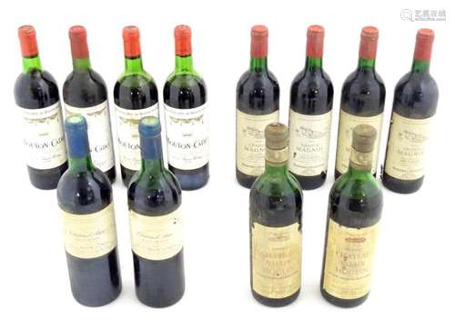 Red Wine : Twelve assorted 750ml bottles of red wine to incl...