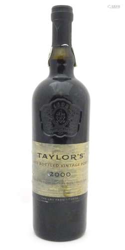 Port : A bottle of Taylor's Late Bottled Vintage Port, 2...