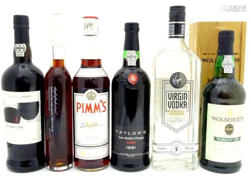 Port / Spirits : Six assorted bottles of port / spirits to i...