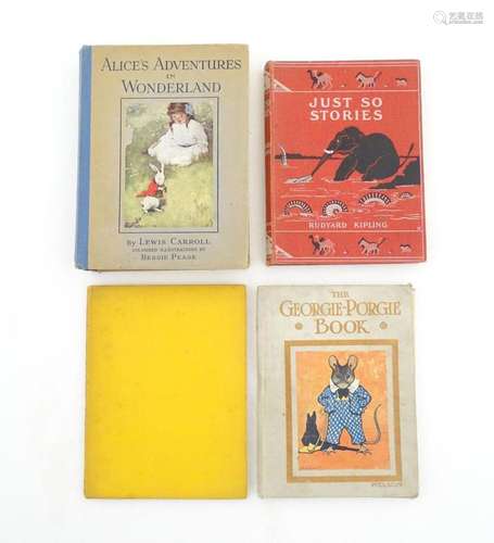 Books: Four childrens books comprising Alice's Adventure...