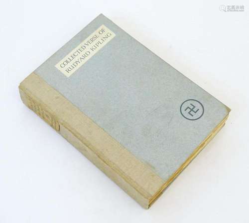 Book: Collected Verse of Rudyard Kipling. Published by Hodde...