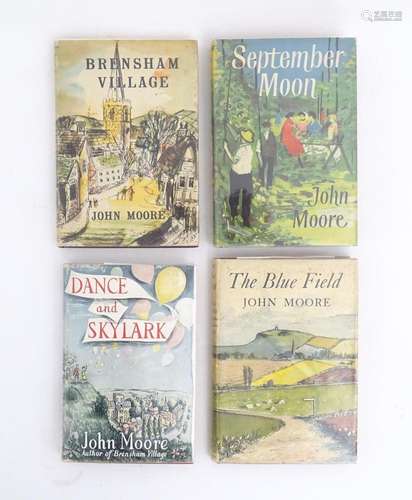 Books: Four titles by John Moore, comprising Brensham Villag...