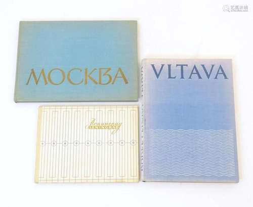 Books: Three assorted books comprising Mockba / Moscow, illu...