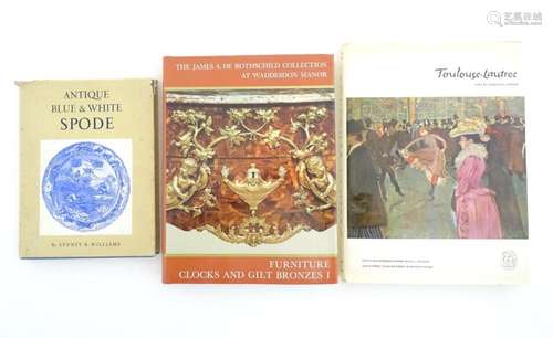 Books: Three assorted books comprising Antique Blue and Whit...