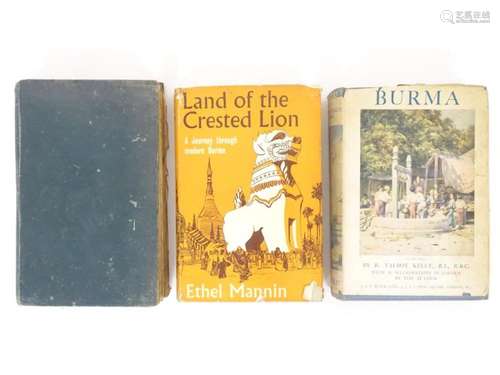 Books: Three books on the subject of Burma comprising Big-Ga...