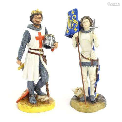 Two Royal Doulton figures comprising Richard the Lionheart, ...