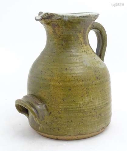 A large stoneware ale jug by Vicki & Bill Read, Winslow ...