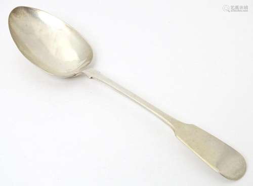 A silver Fiddle pattern tablespoon hallmarked London 1832, m...