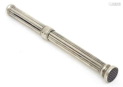 Sampson Mordan & Co.: A white metal propelling pencil / ...