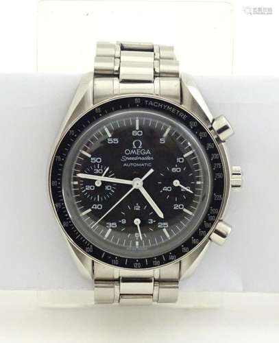 Watch : An Omega Speedmaster Reduced chronograph bracelet wa...