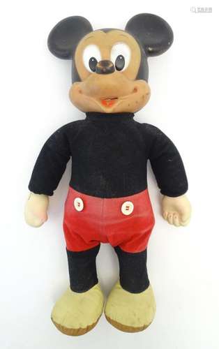 Toy: A French 20thC Walt Disney Productions Mickey Mouse dol...