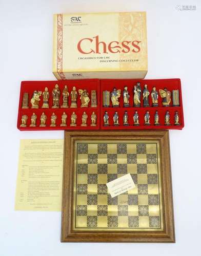 Toys: A boxed Studio Anne Charlton (SAC) chess set, the piec...