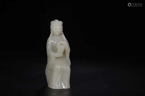 Night: hetian jade mago longevitySize: 10.2 cm high 3.4 cm w...