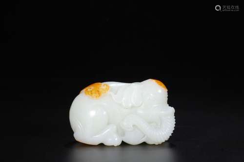 Night: hetian jade peace as furnishing articlesSize: 5.3 cm ...