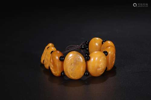 : tian wen bat hand stringSize: bead high 2.9 cm wide and 2....