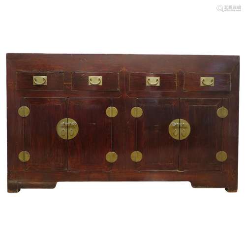 Antique 19th Century Rustic Sideboard