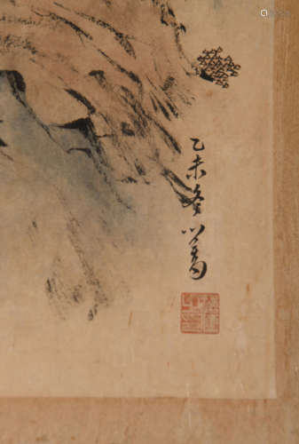 溥心畬 (1896-1963) 松石图