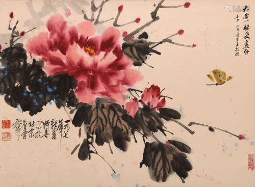 王成喜 （b.1940） 牡丹
