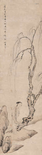 王素 (1794-1877) 柳荫仕女
