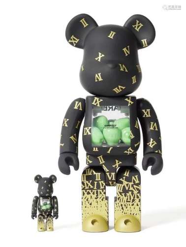 BE@RBRICK 苹果绿 400%＋100%