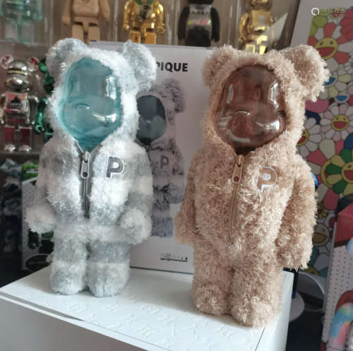 BE@RBRICK 睡衣熊一对 400%×2