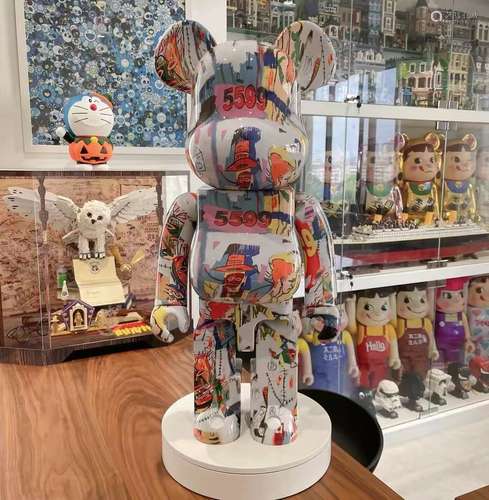 BE@RBRICK 巴斯奎特×安迪沃霍4 400%