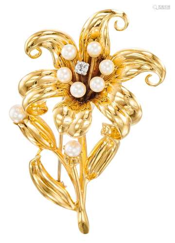 Broche "Fleur de lys"