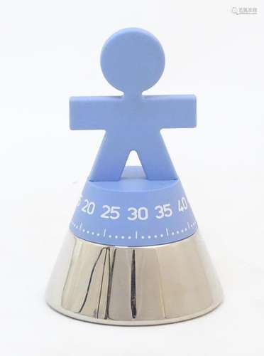 An Alessi kitchen / egg timer, Girotondo, designed by King K...