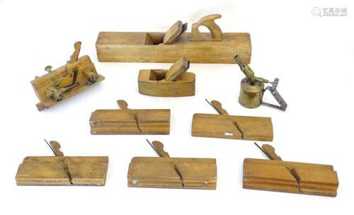 A quantity of late 19th / early 20thC woodworking / carpentr...