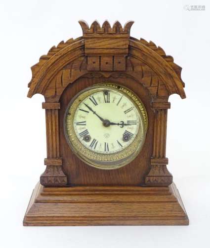 An American mantel clock by the Ansonia Clock Co. New York U...
