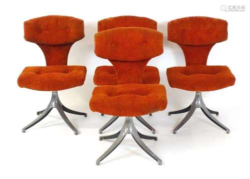 A set of four mid / late 20thC chairs by Howell of Interlake...