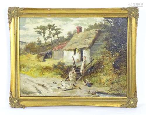 H. J. Boddington, Early 20th century, Oil on board, A rural ...