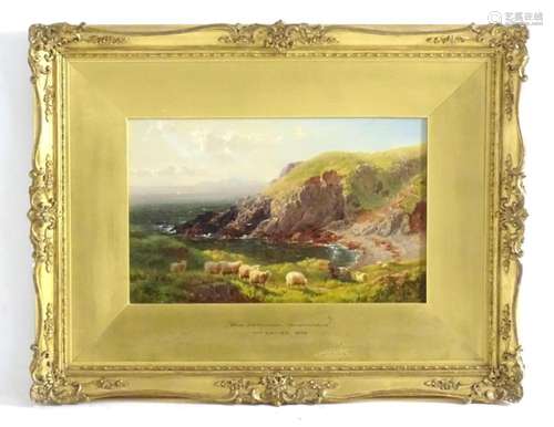 William Davies (fl. 1890-1910), Oil on board, Rhos Porthycha...