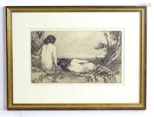 After Sir Charles Holroyd (1861-1917), Drypoint etching, Nym...