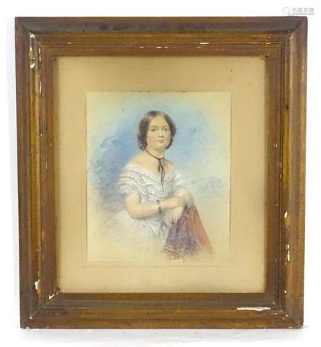 Sydney Buck, 19th century, Watercolour and pencil, A portrai...