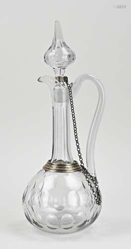 Decanter with silver