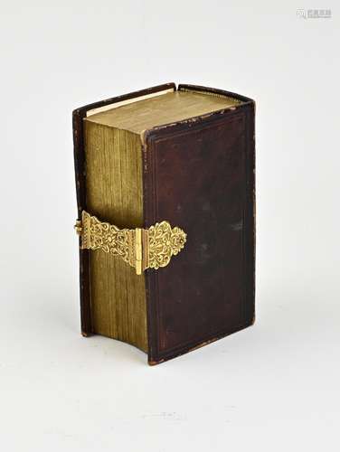 Bible with gold lock