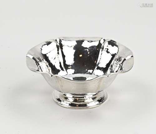 Silver cream bowl