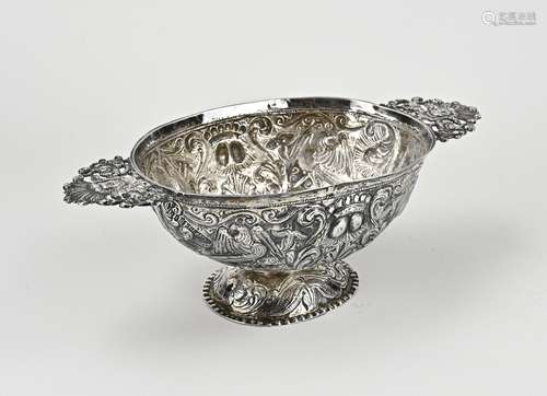 Silver brandy bowl