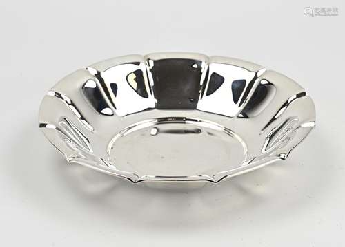 Silver round bowl