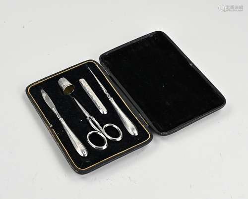 Silver manicure set