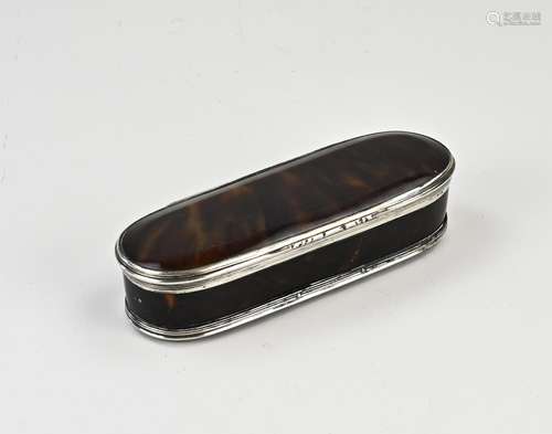 Tobacco box with silver