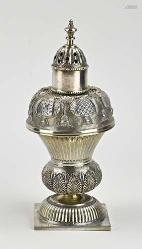 Silver sugar shaker