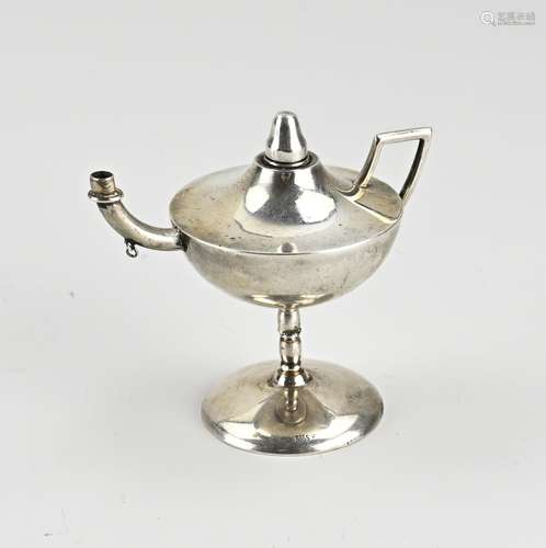 Silver oil lamp