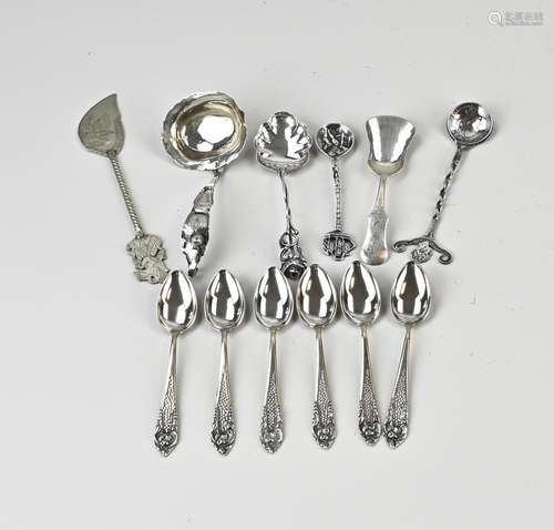 Lot silver spoons