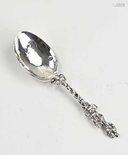 Silver birth spoon