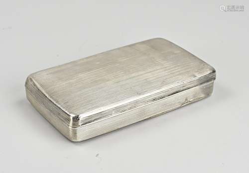 Silver tobacco box