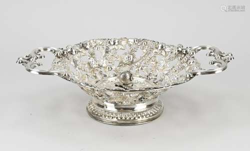 Silver fruit bowl